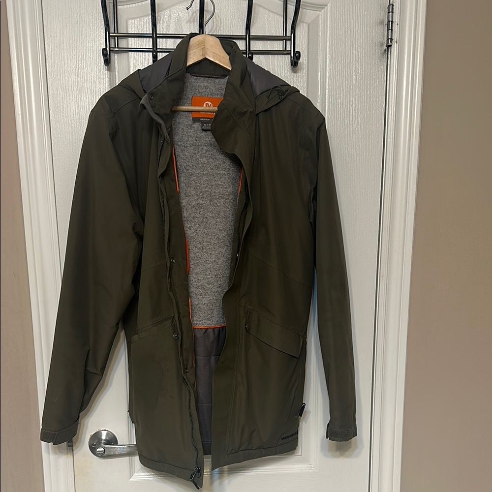 Men's Olive Green Winter Jacket